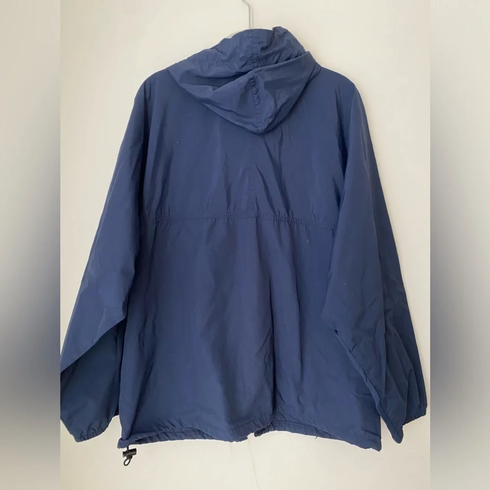 Vintage L.L. Bean Jacket Men’s Large Pullover Windbreaker Zip Up Hood